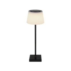LED-Akku-Tischleuchte Gregoir, schwarz matt, Höhe 38 cm, CCT