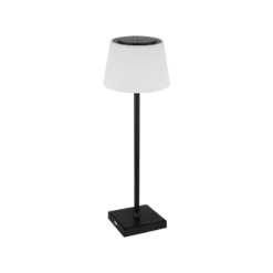 LED-Akku-Tischleuchte Gregoir, schwarz matt, Höhe 38 cm, CCT