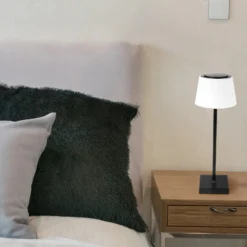 LED-Akku-Tischleuchte Gregoir, schwarz matt, Höhe 38 cm, CCT