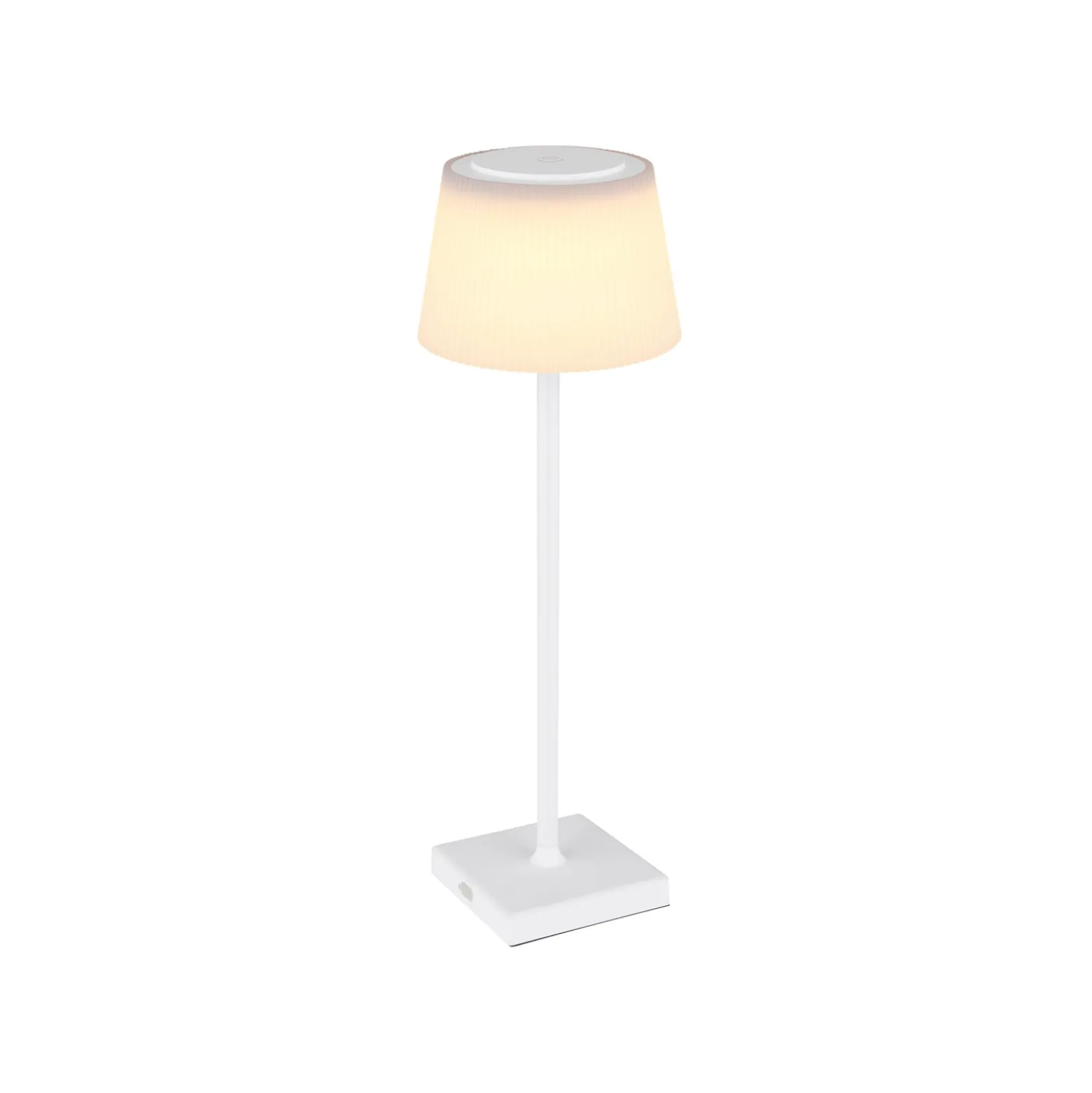 LED-Akku-Tischleuchte Gregoir, weiß matt, Höhe 38 cm, CCT