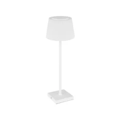 LED-Akku-Tischleuchte Gregoir, weiß matt, Höhe 38 cm, CCT