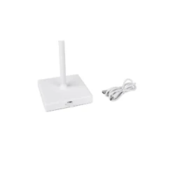 LED-Akku-Tischleuchte Gregoir, weiß matt, Höhe 38 cm, CCT