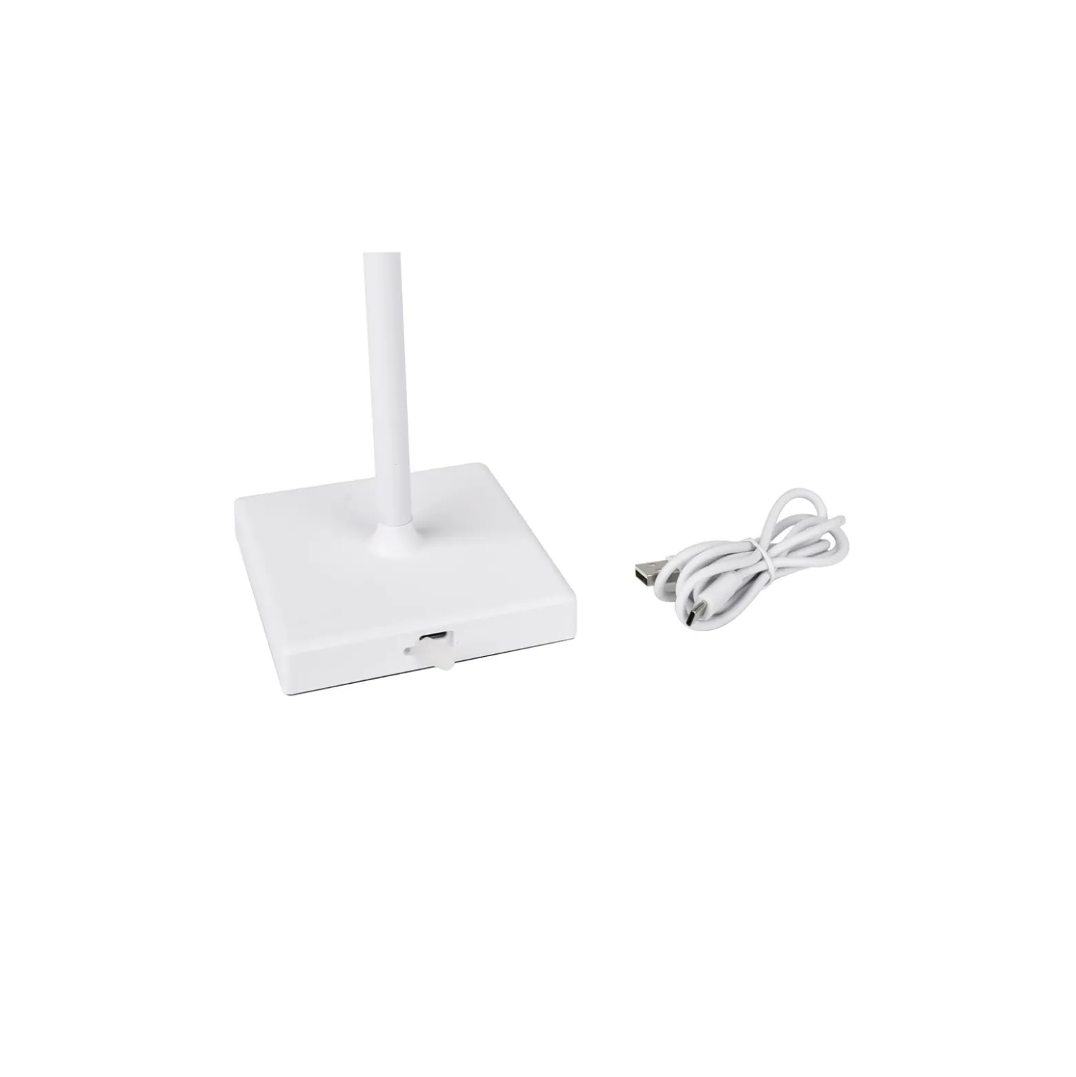 LED-Akku-Tischleuchte Gregoir, weiß matt, Höhe 38 cm, CCT