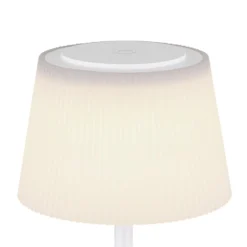 LED-Akku-Tischleuchte Gregoir, weiß matt, Höhe 38 cm, CCT