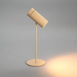 LED-Akku-Tischleuchte Multi, sandfarben, Höhe 30 cm, IP54