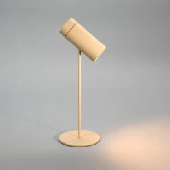 LED-Akku-Tischleuchte Multi, sandfarben, Höhe 30 cm, IP54