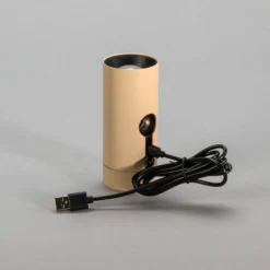 LED-Akku-Tischleuchte Multi, sandfarben, Höhe 30 cm, IP54