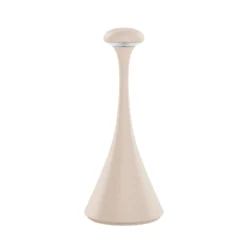 LED-Akkutischleuchte Nudrop mini, dünenbeige, IP54, dimmbar