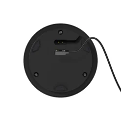 LED-Akkutischleuchte Numotion, schwarz, Glas, IP54, dimmbar