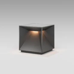 LED-Akku-Tischleuchte Nutalis, graphitgrau, IP54, dimmbar