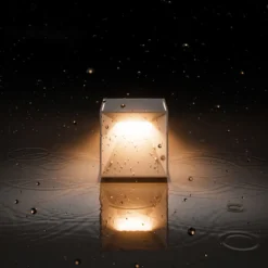 LED-Akku-Tischleuchte Nutalis mini, grün, IP54, dimmbar