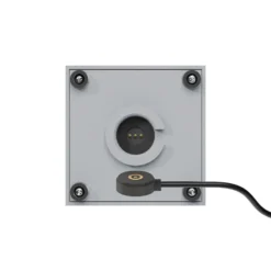 LED-Akku-Tischleuchte Nutalis mini, nebelgrau, IP54, dimmbar