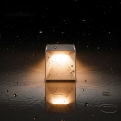 LED-Akku-Tischleuchte Nutalis mini, weiß, IP54, dimmbar