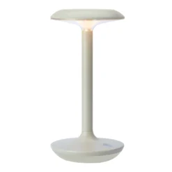 LED-Akku-Tischleuchte Petit, greige, Aluminium, IP44