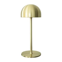 LED-Akku-Tischleuchte Tim, messingfarben, Höhe 30 cm, IP54