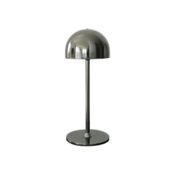 LED-Akku-Tischleuchte Tim, nickelfarben, Höhe 30 cm, IP54