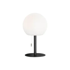 LED-Akku-Tischleuchte Trivento, sandschwarz