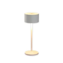 LED-Akku-Tischleuchte Veluna, weiß, 3er-Set, 25 cm, IP44