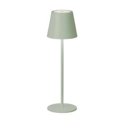 LED-Akku-Tischleuchte Viletto, salbeigrün, IP54