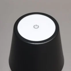 LED-Akku-Tischleuchte Viletto, schwarz, IP54