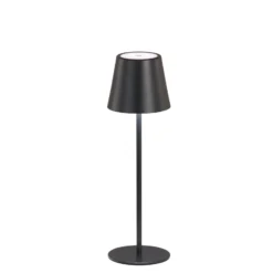 LED-Akku-Tischleuchte Viletto, schwarz, IP54