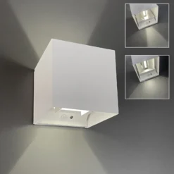 LED-Akkuwandlampe Magnetic, weiß, 120°, up/down, Sensor