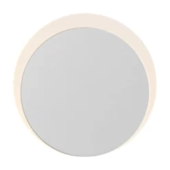 LED-Akku-Wandleuchte Sun-B, weiß, Ø 15 cm, IP54, USB, Dimmer