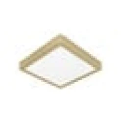 LED-Anbaupanel Fueva 5 IP20 830 messing 21x21cm