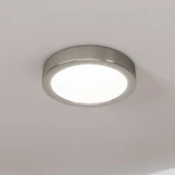 LED-Anbaupanel Fueva 5 IP20 830 nickel Ø16cm