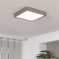 LED-Anbaupanel Fueva 5 IP20 830 nickel 21x21cm