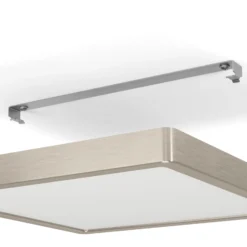 LED-Anbaupanel Fueva 5 IP20 830 nickel 28,5x28,5cm
