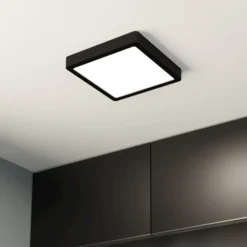 LED-Anbaupanel Fueva 5 IP20 830 schwarz 21x21cm