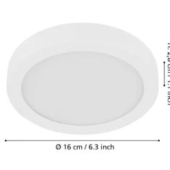 LED-Anbaupanel Fueva 5 IP20 830 weiß Ø16cm