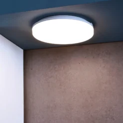 LED-Außendeckenleuchte Altais Motion, 25W, Ø 33 cm