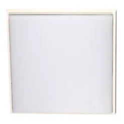 LED-Außendeckenleuchte Desdy, 30x30 cm, weiß