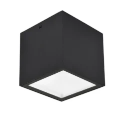 LED-Außendeckenleuchte GEMINI, schwarz, 9 x 9 cm, IP65