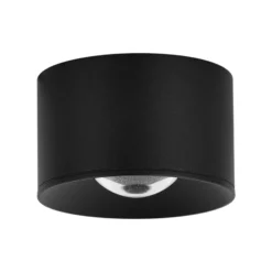 LED-Außen-Deckenspot S133 Ø 6,5 cm, sandschwarz