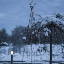LED-Außendeko Light Tree, LEDs teils blinkend