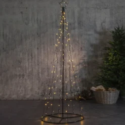 LED-Außendeko Light Tree, LEDs teils blinkend