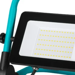 LED-Außenstrahler Avelar, schwarz/türkis Breite 31 cm Metall