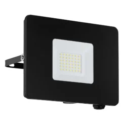 LED-Außenstrahler Faedo 3 in Schwarz, 30W