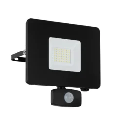LED-Außenstrahler Faedo 3 mit Sensor, schwarz, 30W