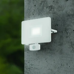 LED-Außenstrahler Faedo 3 mit Sensor, weiß, 50W