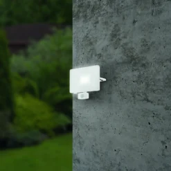 LED-Außenstrahler Faedo 3 mit Sensor, weiß, 50W