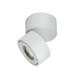 LED-Außenstrahler Harvey, weiß, Ø 10 cm, Aluminium-Druckguss
