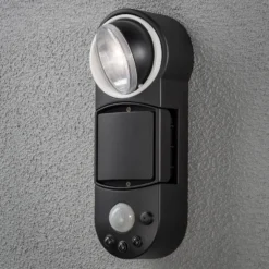 LED-Außenstrahler Prato Batteriebetrieb 10cm breit