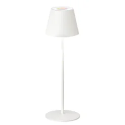 LED-Außentischlampe Cosenza mit Akku RGBW sandweiß