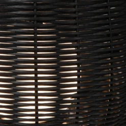LED-Außentischleuchte Colin, Akku, 36 cm, schwarz