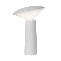 LED-Außentischleuchte Jive, Akku, dimmbar, weiß