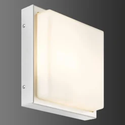 LED-Außenwandlampe 046, Bewegungsmelder, edelstahl